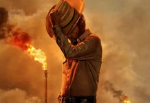 Billy Bob Thornton nel poster della seconda stagione di Landman.