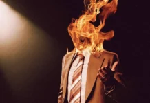 Una scena dall'horror Late Night with the Devil: In onda con il diavolo.