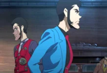 Una scena dell'anime Lupin the IIIRD - The Movie: La Stirpe Immortale.