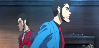 Una scena dell'anime Lupin the IIIRD - The Movie: La Stirpe Immortale.