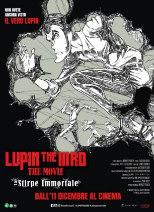 Il poster dell'anime Lupin the IIIRD - The Movie: La Stirpe Immortale.