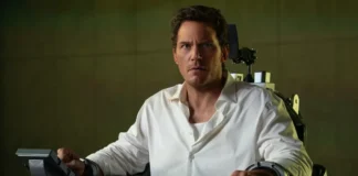 Chris Pratt nel film Mercy: Sotto Accusa.