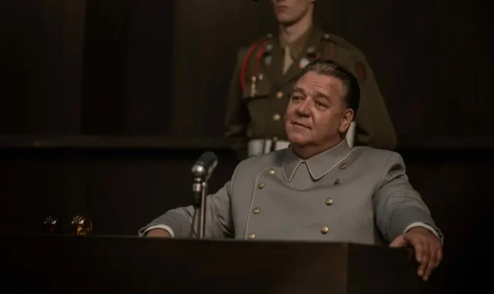 Russel Crowe nel film Norimberga.