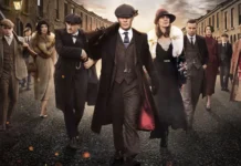 Il poster della serie Peaky Blinders.