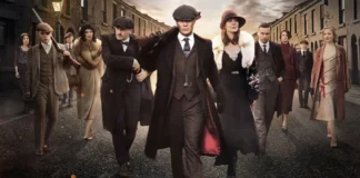 Il poster della serie Peaky Blinders.