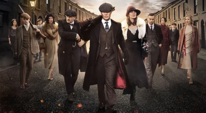 Il poster della serie Peaky Blinders.