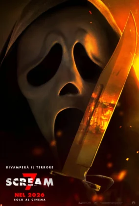Il poster dell'horror Scream 7.
