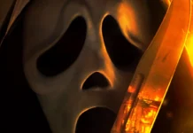 Il serial killer Ghostface nel poster di Scream 7.