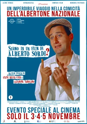 Il poster del film Siamo in un film di Alberto Sordi?
