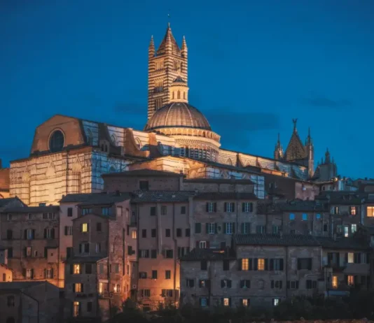 Una foto che ritrae la città di Siena.