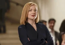 Sarah Snook nella serie TV All Her Fault.