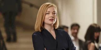 Sarah Snook nella serie TV All Her Fault.