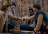 Gaten Matarazzo, Finn Wolfhard, Caleb McLaughlin e Noah Schnapp in Stranger Things.