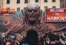 Una foto dell'evento a Lucca Comics & Games dedicato alla serie Stranger Things.