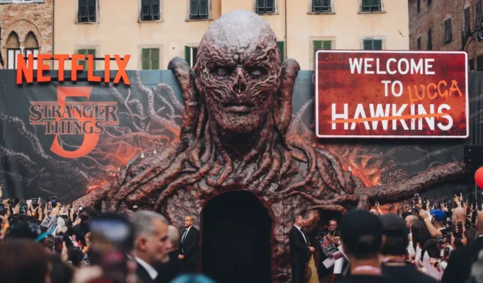 Una foto dell'evento a Lucca Comics & Games dedicato alla serie Stranger Things.