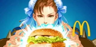 Chun-Li nel nuovo spot giapponese di Mc Donalds.