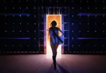 In foto Taylor Swift nella docuserie Taylor Swift | The Eras Tour | The End of an Era.