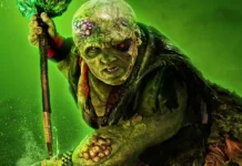 In foto il protagonista dell'horror The Toxic Avenger.