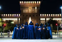 Una foto dall'evento milanese per presentare lo show The Traitors Italia.