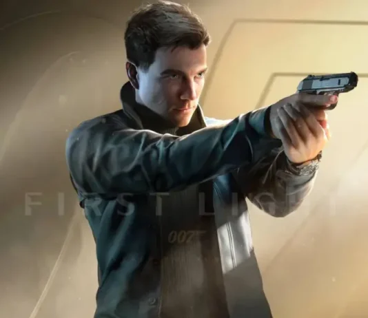 In foto il protagonista del videogame 007 First Light.