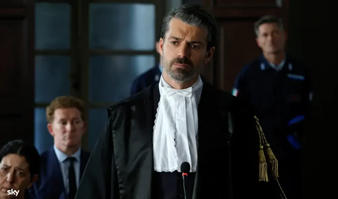 Luca Argentero nella serie Sky Avvocato Ligas.
