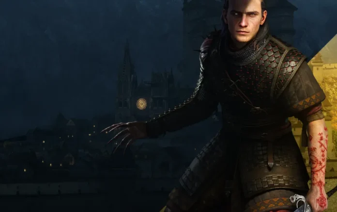 La key-art dell'RPG The Blood of Dawnwalker.