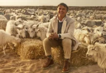 Una scena dal film Brunello il visionario garbato.