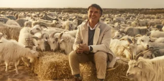 Una scena dal film Brunello il visionario garbato.