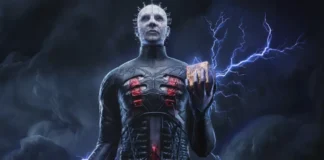 In foto la key-art del survival horror Clive Barker’s Hellraiser: Revival.