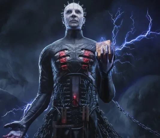 In foto la key-art del survival horror Clive Barker’s Hellraiser: Revival.