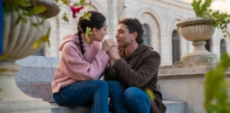 Mariasole Pollio e Mauro Racanati nel film Come Romeo e Giulietta.