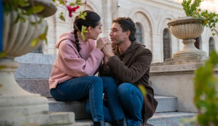 Mariasole Pollio e Mauro Racanati nel film Come Romeo e Giulietta.