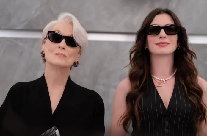 Meryl Streep e Anne Hathaway nel film Il Diavolo Veste Prada 2.