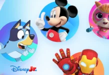 L'immagine che pubblicizza il nuovo canale Sky Disney Jr.
