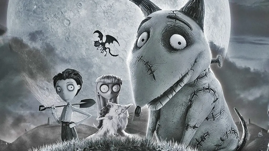 Una immagine del poster del film Frankenweenie.
