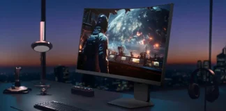 Una foto con un videogioco del monitor LG UltraGear 37G800A.