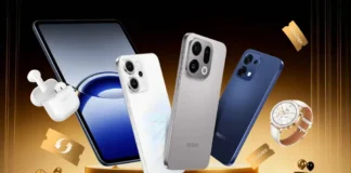 Una immagine che mostra le offerte Black Friday 2025 di Oppo Store.