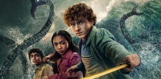 Una foto del nuovo poster della stagione 2 di Percy Jackson e gli Dei dell’Olimpo.