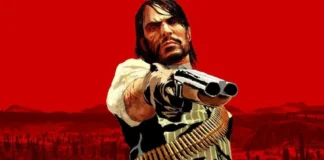 Una immagine del poster del gioco Red Dead Redemption.