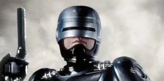 Una scena del film datato 1987 Robocop.