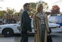 Simon Baker nella serie TV Scarpetta.