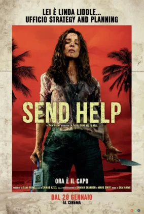 Il poster del film Send Help.