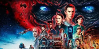 Una illustrazione della serie Netflix Stranger Things.