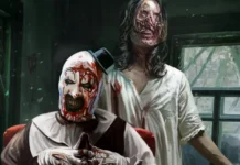 La key-art del gioco Terrifier: The ARTcade Game.