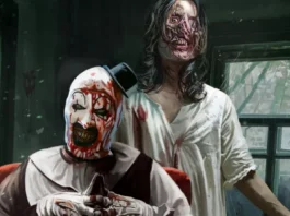 La key-art del gioco Terrifier: The ARTcade Game.