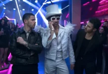 I Jonas Brothers nel film A Very Jonas Christmas Movie.