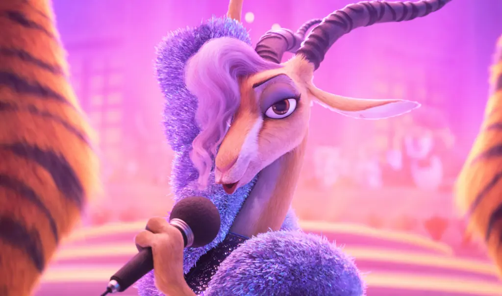 In foto il personaggio di Gazelle nel film Zootropolis 2.
