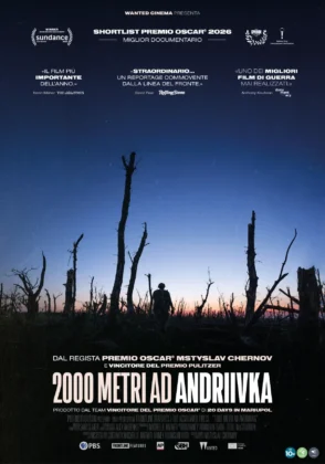Il poster del documentario 2000 Metri ad Andriivka.