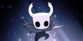 In foto il protagonista del gioco Hollow Knight.