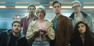 In foto i protagonisti della serie Netflix Berlino e la dama con l’ermellino.